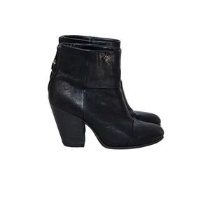 Rag & Bone Newbury Leather Ankle Boots Womens Size 9.5